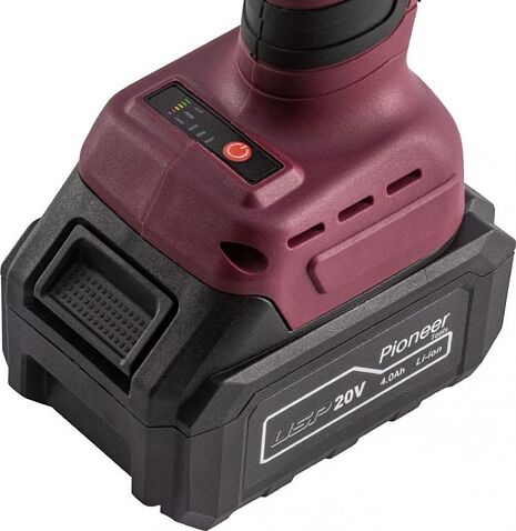 Угловая шлифмашина Pioneer Tools Master AG-M20V-125-01B USP (с 1-им АКБ, кейс)