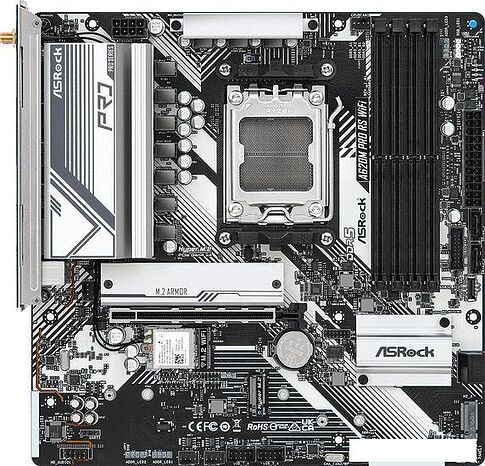 Материнская плата ASRock A620M Pro RS WiFi