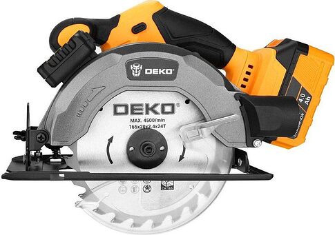 Дисковая (циркулярная) пила Deko DKCS20V 084-1039 (с 1-им АКБ)