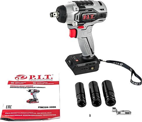 Гайковерт P.I.T PIW20H-300A (без АКБ)