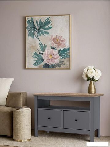 Тумба Mio Tesoro Сага 2 ящика 2.08.03.080.15 (серый/ясень)