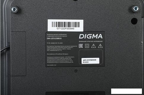 Телевизор Digma DM-LED32SBB35