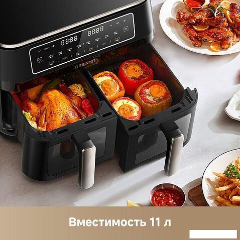 Аэрогриль (аэрофритюрница) Dreame Air Fryer DZ30 (черный)
