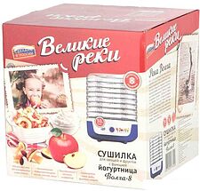 Сушилка для овощей и фруктов Великие Реки Волга-8 Сушилка для овощей и фруктов Великие Реки Волга-8