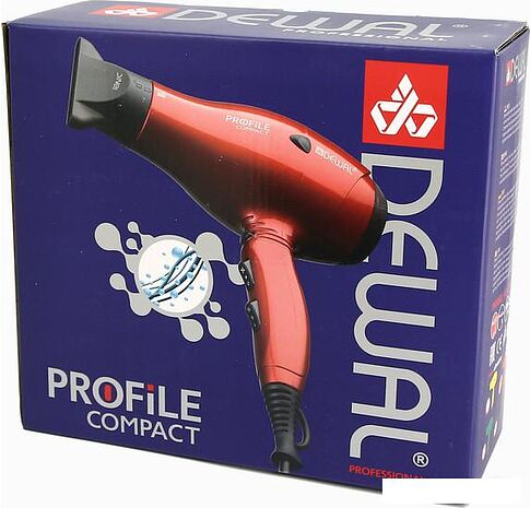 Фен Dewal Profile Compact (желтый) [03-119]