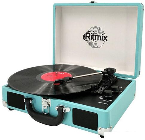 Виниловый проигрыватель Ritmix LP-160B (бирюзовый)