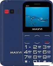 Кнопочный телефон Maxvi B231 (синий)