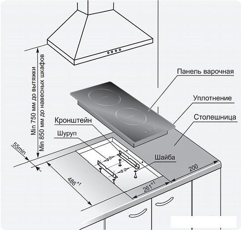 Варочная панель GEFEST 4001 К12