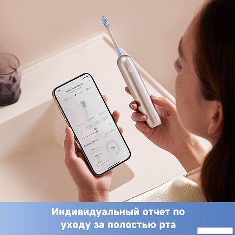 Электрическая зубная щетка Trouver 3D Clean Electric Toothbrush ATB15A (серебристый)