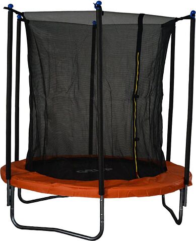 Батут GoUP Elite 6FT (с сеткой, оранжевый)