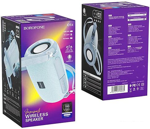 Беспроводная колонка Borofone BR4 (серый)