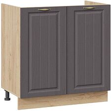 Шкаф напольный Трия Лина 1Н8М (дуб крафт золотой/графит)