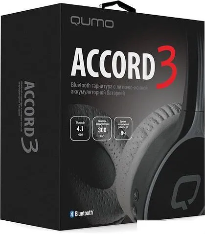 Наушники с микрофоном QUMO Accord 3 (серый)