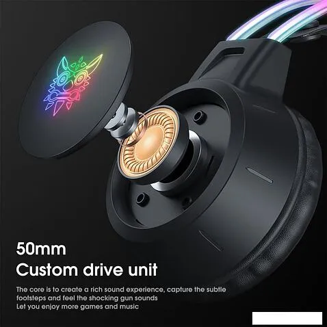 Наушники Onikuma X15 Pro Deer Ears (черный)