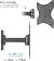 Кронштейн для телевизора Arm Media Mars-3 (черный)