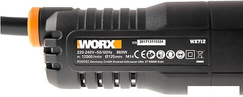 Угловая шлифмашина Worx WX712