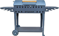 Мангал для дачи Вулкан Гриль М XL 4 мм на колесах