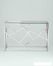 Консольный стол Stool Group Арт Деко 115x30 ECST-015 (прозрачное стекло/сталь серебристый) Консольный стол Stool Group Арт Деко 115x30 ECST-015 (прозрачное стекло/сталь серебристый)