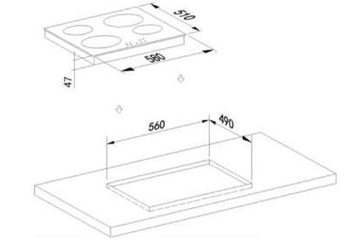 Варочная панель Weissgauff HI 632 BA