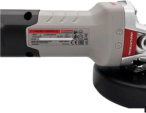 Угловая шлифмашина Crown CT45020-125RSVQ