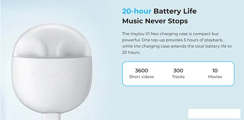 Наушники Haylou X1 Neo (черный)