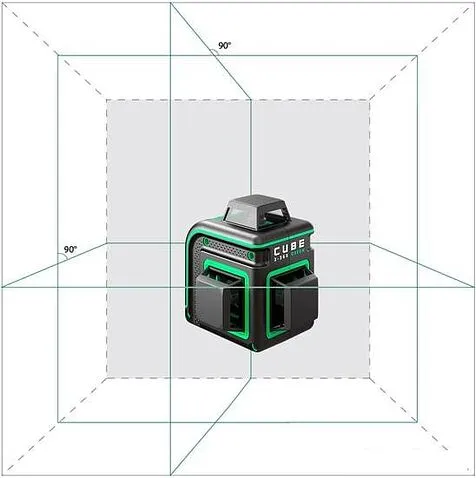Лазерный нивелир ADA Instruments Cube 3-360 Green Ultimate Edition A00569