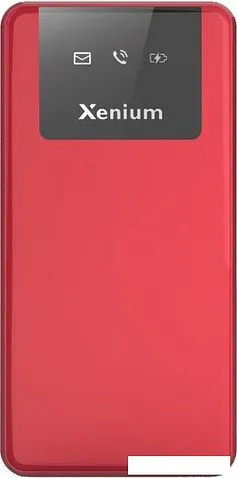 Кнопочный телефон Philips Xenium X600 (красный)