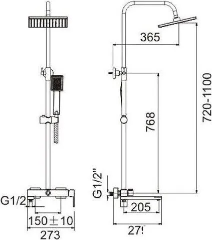 Душевая система  Belz B24613