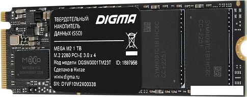 SSD Digma Mega M2 1TB DGSM3001TM23T
