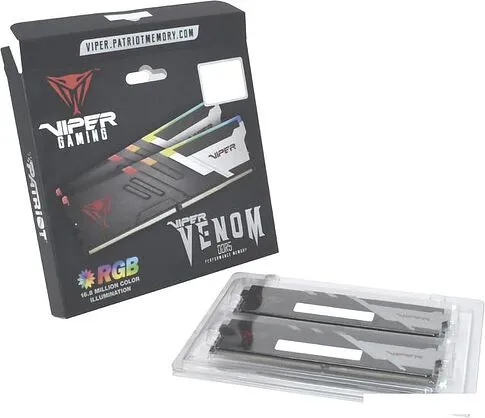 Оперативная память Patriot Viper Venom RGB 2x16ГБ DDR5 5600МГц PVVR532G560C36K