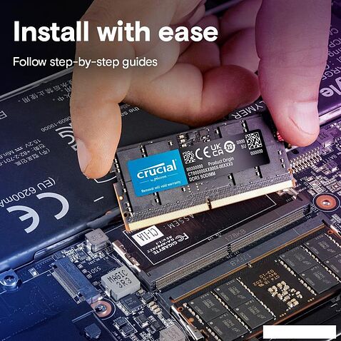 Оперативная память Crucial 8ГБ DDR5 SODIMM 4800МГц CT8G48C40S5