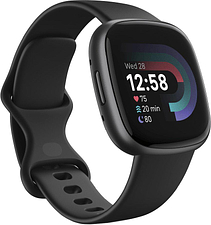 Умные часы Fitbit Versa 4 (черный/черный алюминий)