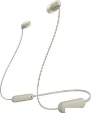 Наушники Sony WI-C100 (бежевый)