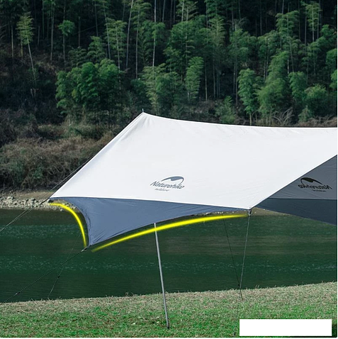 Тент Naturehike Hexagon NH16T013-S 6927595777794 (серый /голубой)