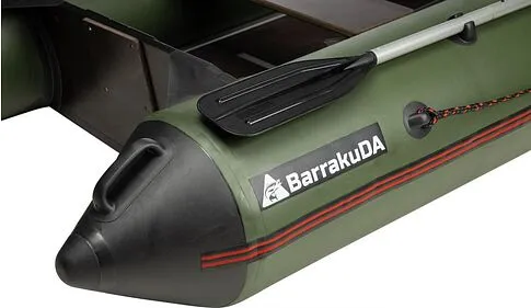 Моторно-гребная лодка BarrakuDA BR-2900 Киль (зеленый)
