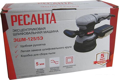 Эксцентриковая шлифмашина Ресанта ЭШМ-125/5Э