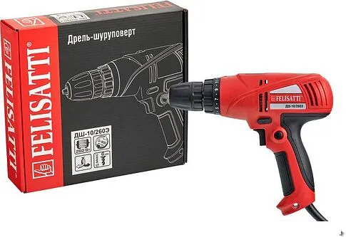 Дрель-шуруповерт Felisatti ДШ-10/260Э 210.5.1.00