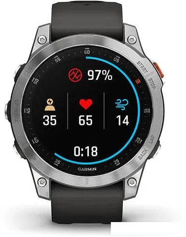 Умные часы Garmin Epix Gen 2 (cланцевая сталь/черный)