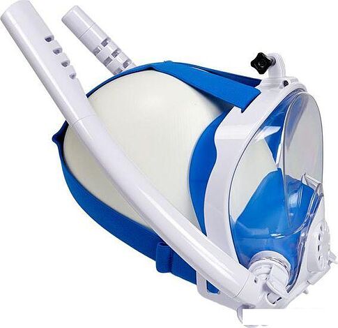 Маска для плавания Bradex SF 0553 (S, белый/синий)
