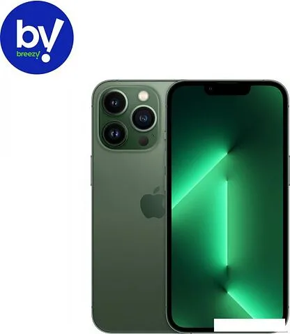 Смартфон Apple iPhone 13 Pro 256GB Восстановленный by Breezy, грейд C (альпийский зеленый)