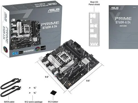 Материнская плата ASUS Prime B760M-A D4-CSM