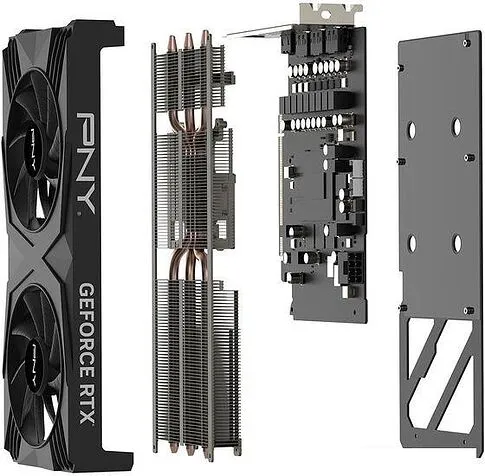 Видеокарта PNY GeForce RTX 4060 Ti 8GB Verto Dual Fan VCG4060T8DFXPB1
