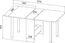 Стол-книга Интерлиния 005 (белый)