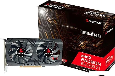 Видеокарта BIOSTAR Radeon RX 6500 XT 4GB GDDR6 VA65X6RA46