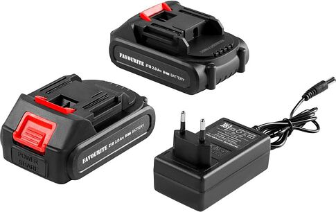 Дрель-шуруповерт Favourite DC NB21 PROMO Set 121158221 (с 2-мя АКБ, кейс)