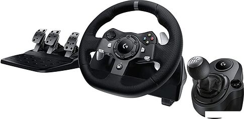 Руль Logitech G920 + G Driving Force Shifter (для Xbox One и Xbox Series X|S)