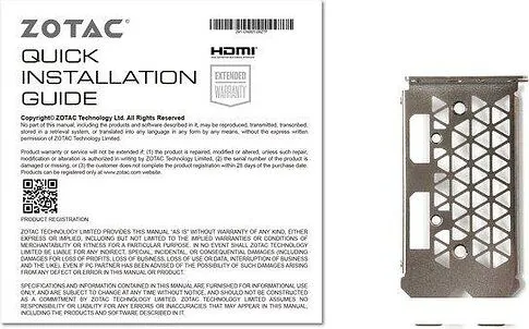 Видеокарта ZOTAC Gaming GeForce RTX 3050 6GB GDDR6 LP ZT-A30510L-10L