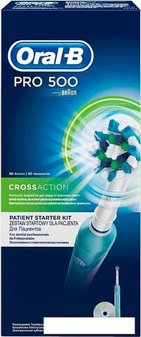 Электрическая зубная щетка Braun Oral-B PRO 500 Cross Action (D16.513.U)