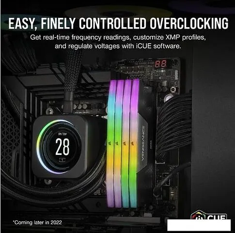 Оперативная память Corsair Vengeance RGB 2x16ГБ DDR5 5600 МГц CMH32GX5M2B5600C40K