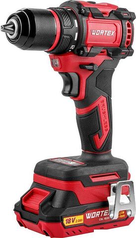 Дрель-шуруповерт Wortex BD 2025-1 DLi 1329838 (с 2-мя АКБ, кейс)